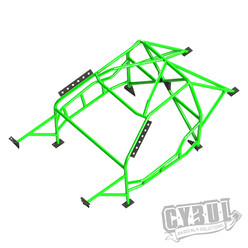 Cybul Multipoint Weld-In Roll Cage V4 Nascar for BMW E46 Compact