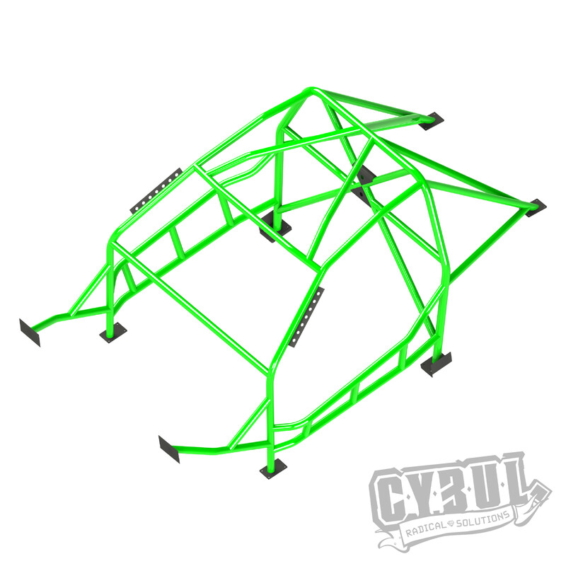 Cybul Multipoint Weld-In Roll Cage V4 Nascar for BMW E92 Coupe