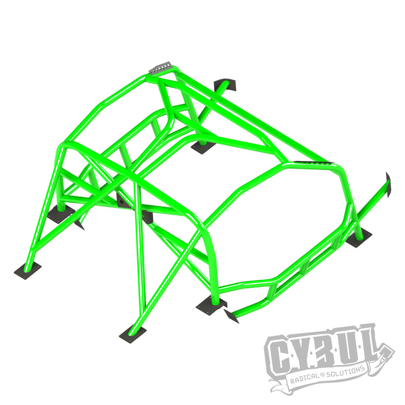 Cybul Multipoint Weld-In Roll Cage V4 Nascar for Mazda MX-5 NA