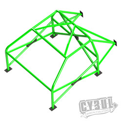 Cybul Multipoint Weld-In Roll Cage V4 for Nissan 200SX S14