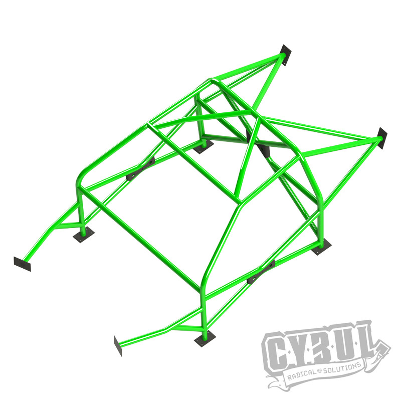 Cybul Multipoint Weld-In Roll Cage V4 for Nissan 200SX S14