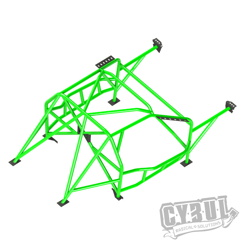 Cybul Multipoint Weld-In Roll Cage V5 Nascar for BMW E46 Touring