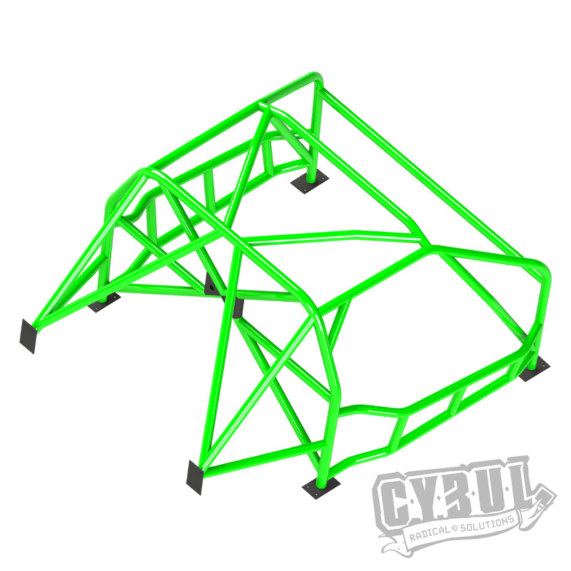 Cybul Multipoint Weld-In Roll Cage V5 Nascar for Nissan 200SX S13