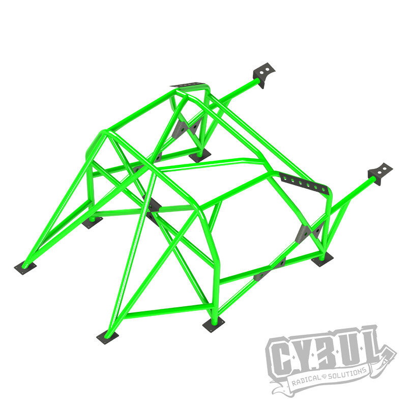 Cybul Multipoint Weld-In Roll Cage V5 for BMW E30 Sedan