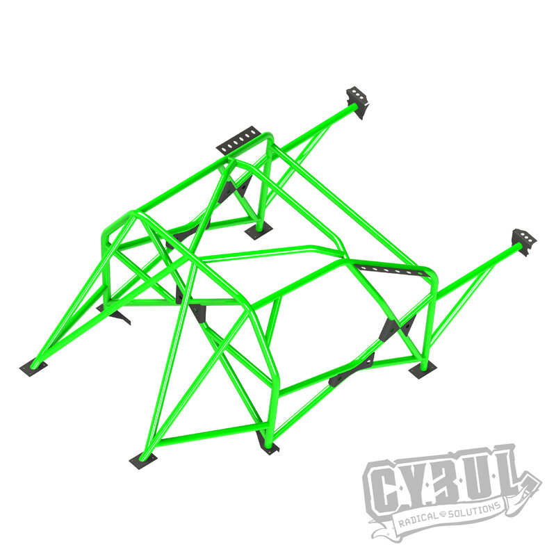 Cybul Multipoint Weld-In Roll Cage V5 for BMW E46 Coupe