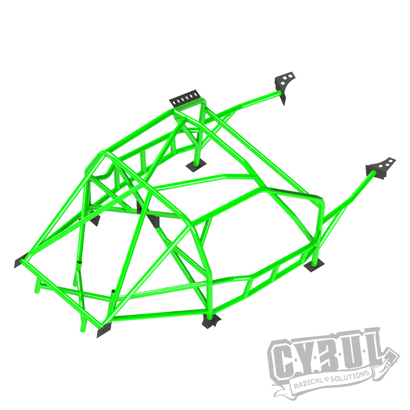 Cybul Multipoint Weld-In Roll Cage V6 Nascar for BMW E36 Compact