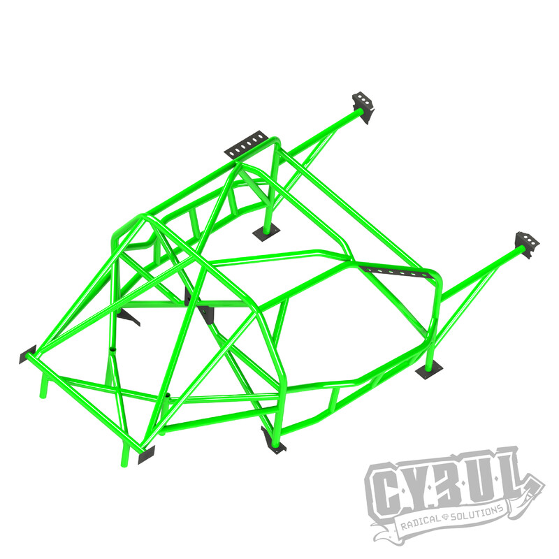 Cybul Multipoint Weld-In Roll Cage V6 Nascar for BMW E46 Compact