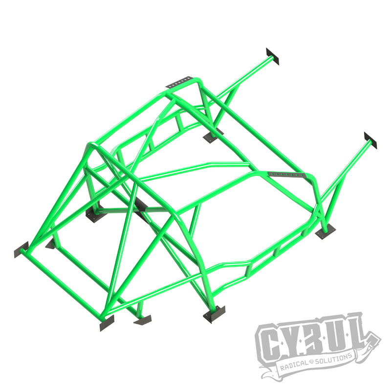 Cybul Multipoint Weld-In Roll Cage V6 Nascar for BMW E82 Coupe