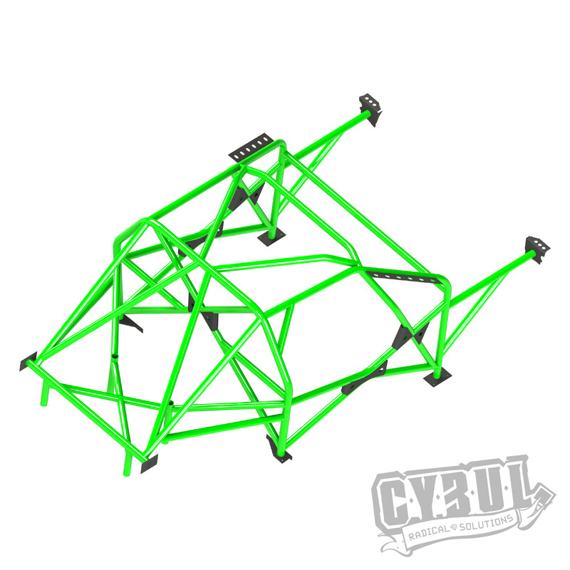 Cybul Multipoint Weld-In Roll Cage V6 for BMW E46 Sedan