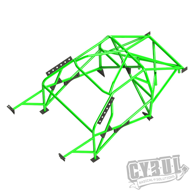 Cybul Multipoint Weld-In Roll Cage V6 for BMW E46 Touring