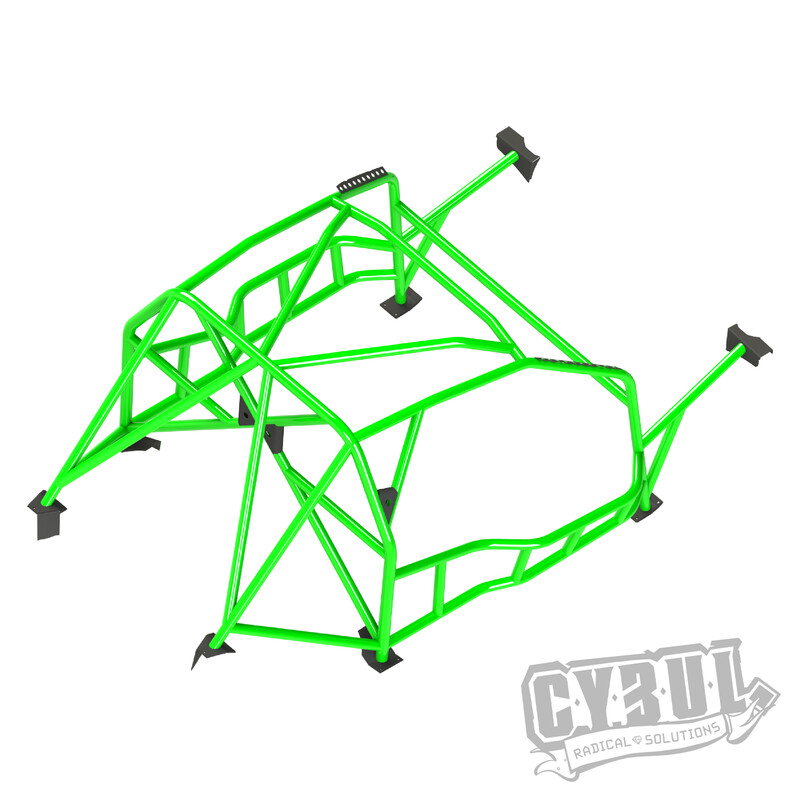 Cybul Multipoint Weld-In Roll Cage V4 Nascar for Lexus IS XE20