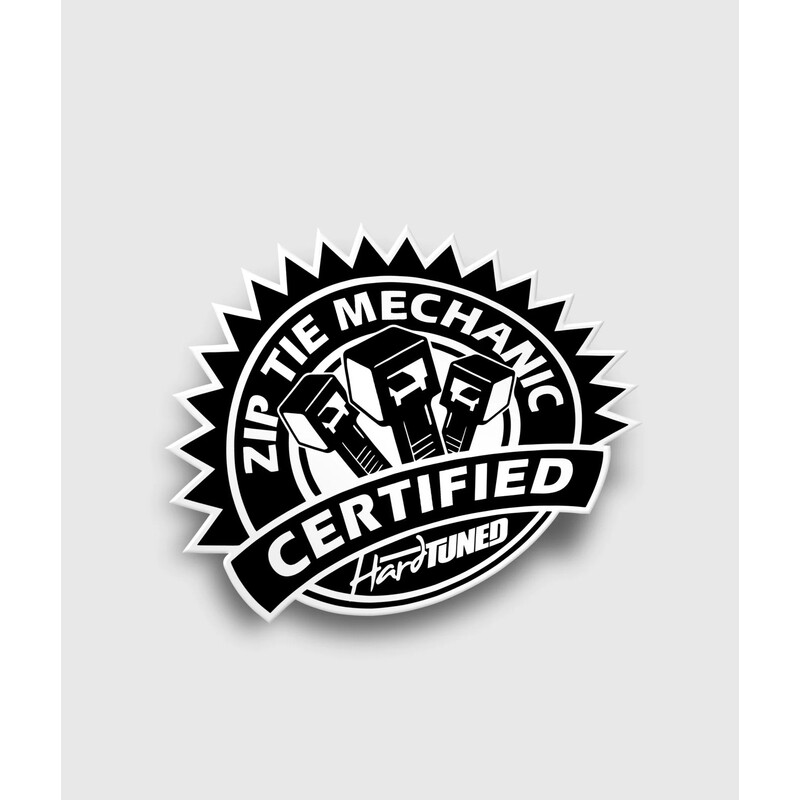 HardTuned Zip Tie Mechanic Sticker
