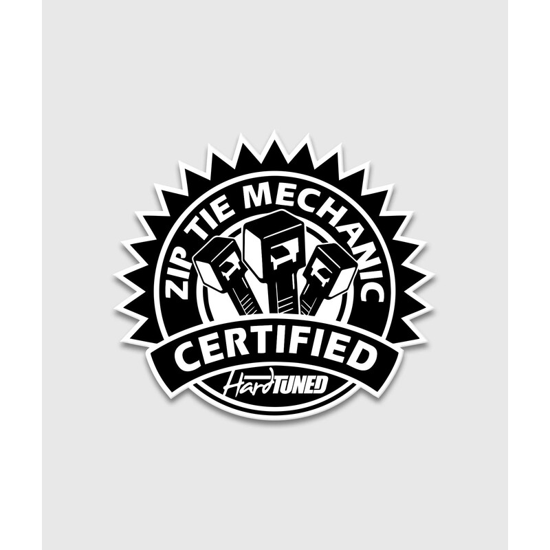 HardTuned Zip Tie Mechanic Sticker