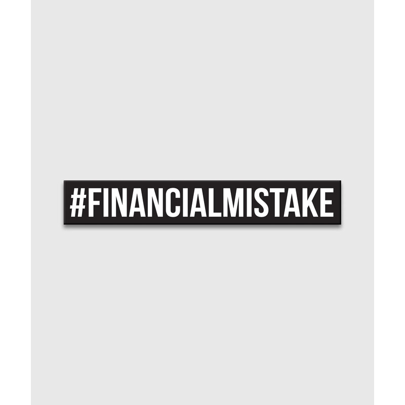 HardTuned Financial Mistake Sticker