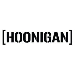 Hoonigan Black Sticker (25 cm)