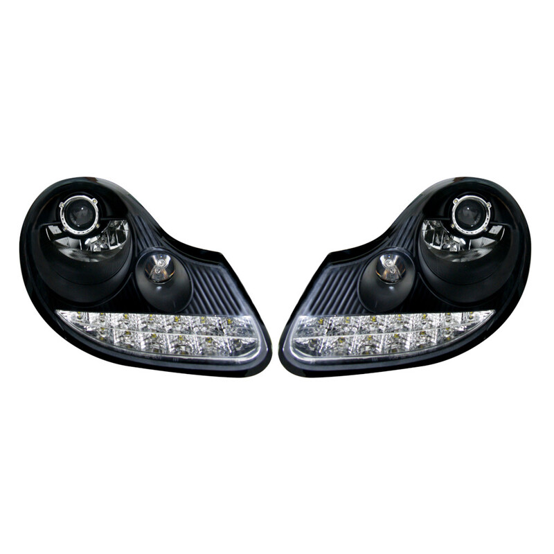 Navan Headlights for Porsche Boxster 986 (97-04) - Black