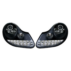 Navan Headlights for Porsche 911 996 (97-04) - Black