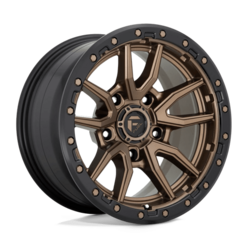 Fuel D681 Rebel 17x9" 5x127 ET-12, Flat Bronze, Black Ring