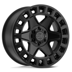 Black Rhino York 17x8" 5x120 ET35, Flat Black