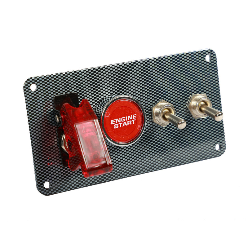 Ignition Swith Panel - 3 Switches + 1 Button