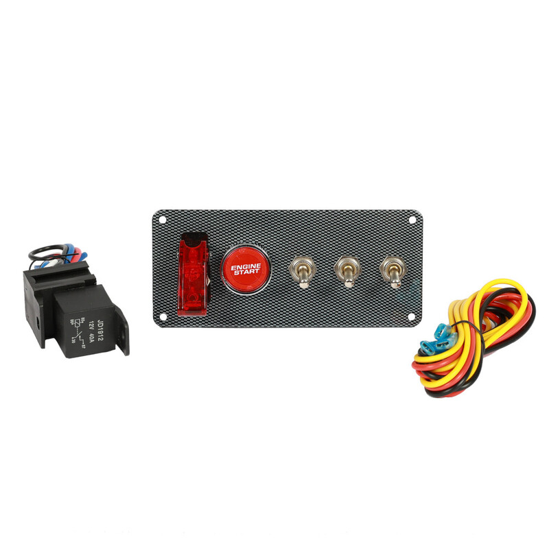 Ignition Swith Panel - 4 Switches + 1 Button