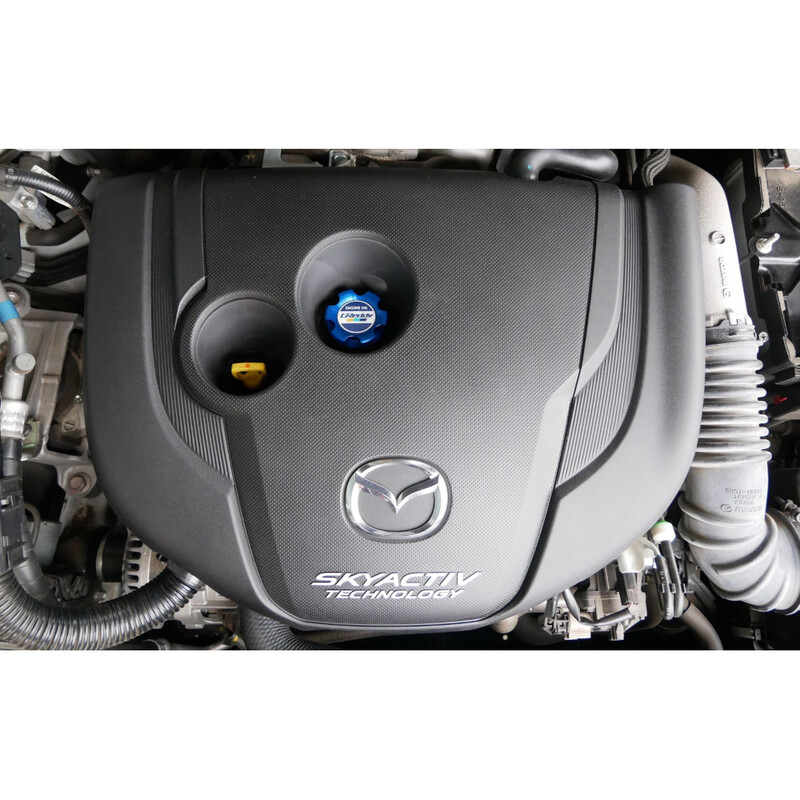 GReddy Oil Filler Cap Type 4 Ø33.7 Blue (Mazda)
