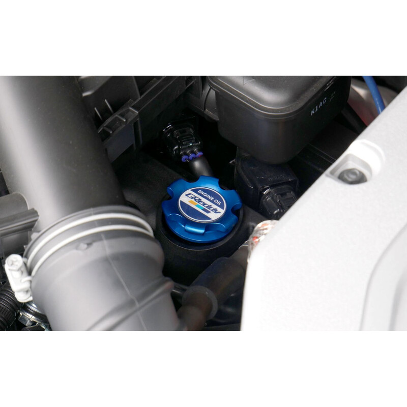 GReddy Oil Filler Cap Type 8 31.2xP3.5 Blue (Mitsubishi)