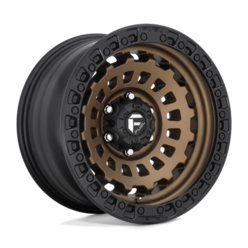 Fuel D634 Zephyr 17x8.5" 5x120 ET34, Flat Bronze, Black Ring