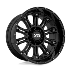 XD XD829 Hoss II 20x9" 8x170 ET-12, Gloss Black