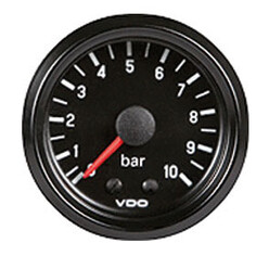 VDO Cockpit International Pressure Gauge (10 bar) - Ø 52 mm