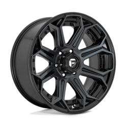 Fuel D704 Siege 20x9" 5x127 ET01, Gloss Machined Double Dark Tint