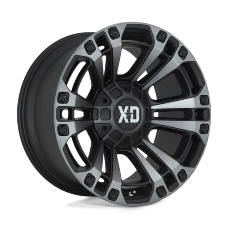 XD XD851 Monster 3 20x9" 8x170 ET18, Satin Black, Gray Tint