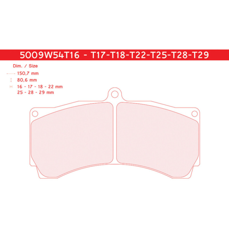 CL Brakes (Carbone Lorraine) Pads for D2 Big Brake Kits