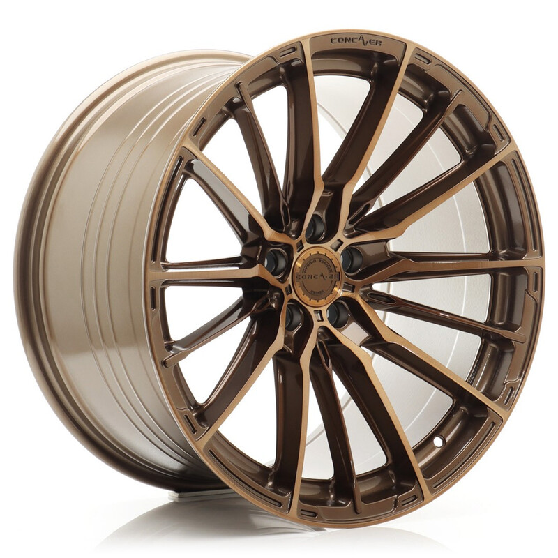 Concaver CVR7 20x10.5" (5 hole custom PCD) ET15-45, Brushed Bronze