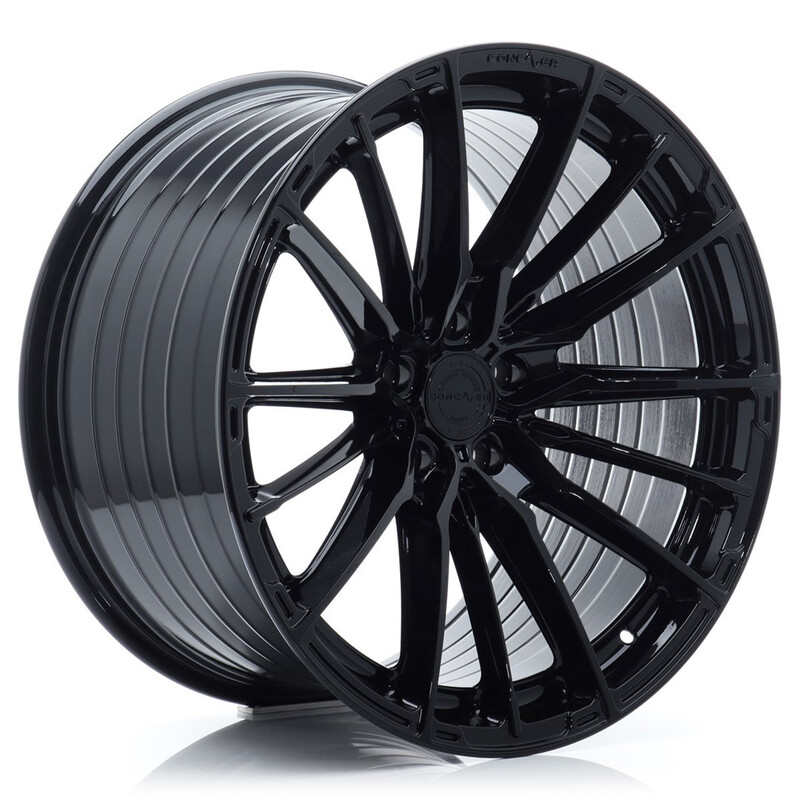 Concaver CVR7 20x8.5" (5 hole custom PCD) ET20-45, Platinum Black
