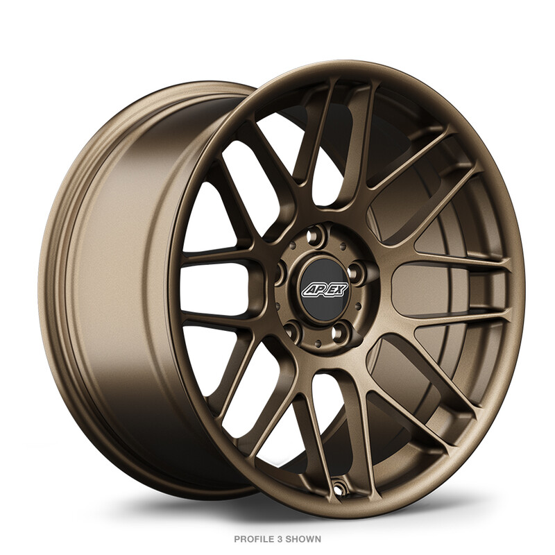Apex ARC-8 18x8.5" 5x120 ET38, Satin Bronze