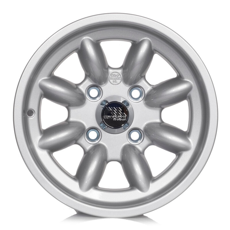 Compomotive ML 1372 13x7" 4x108 ET0, Silver (Ford - 63.5 mm)