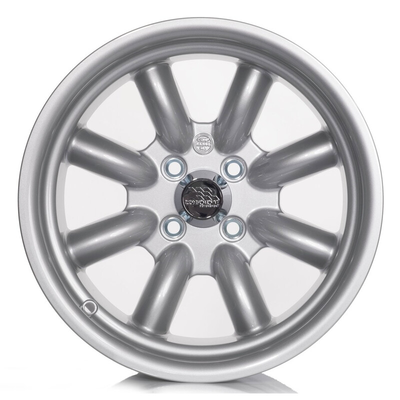 Compomotive ML 1591 15x9" 4x100 ET0, Silver (VW/Mazda/Opel - 73 mm)