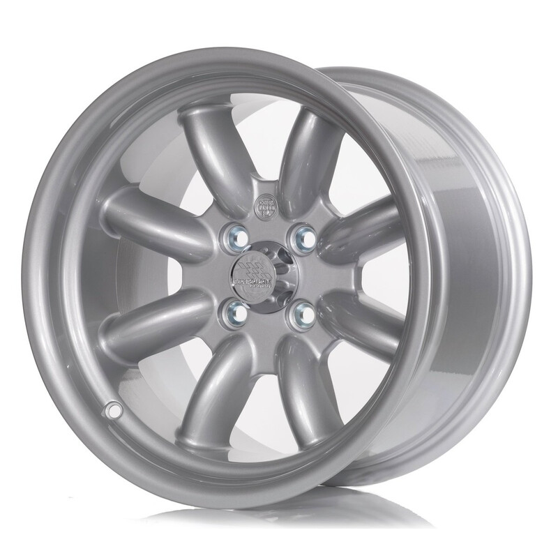 Compomotive ML 1591 15x9" 4x100 ET0, Silver (VW/Mazda/Opel - 73 mm)