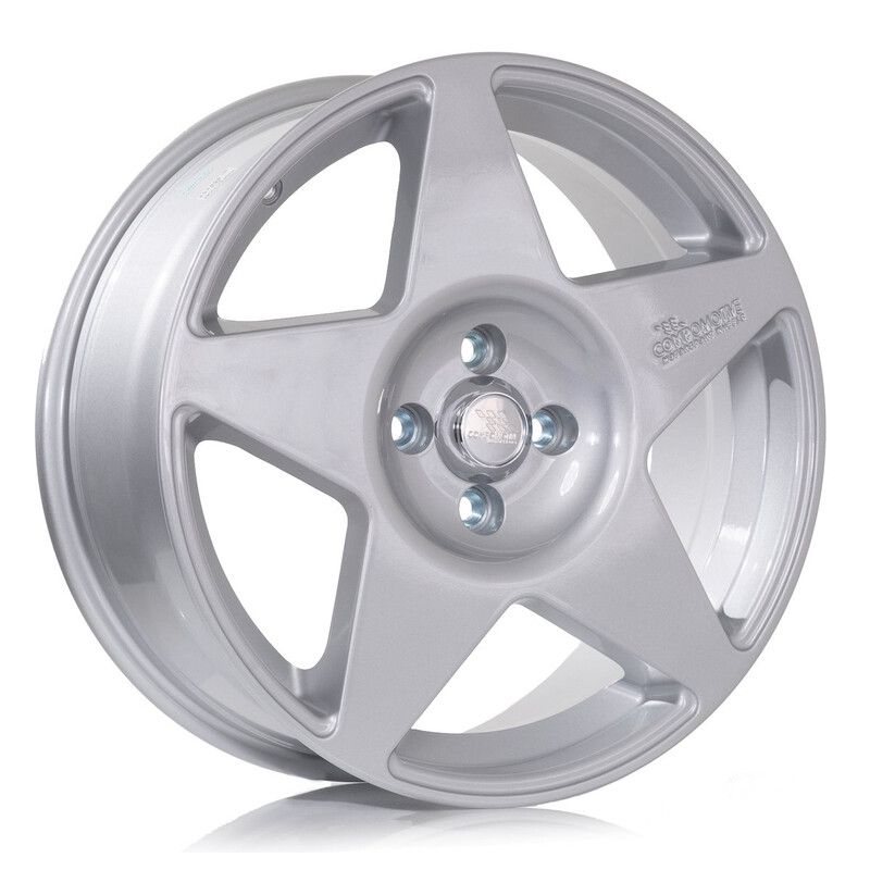 Compomotive MO 1773 17x7" 4x100 ET35, Silver (Opel/VW/Mini - 73 mm)