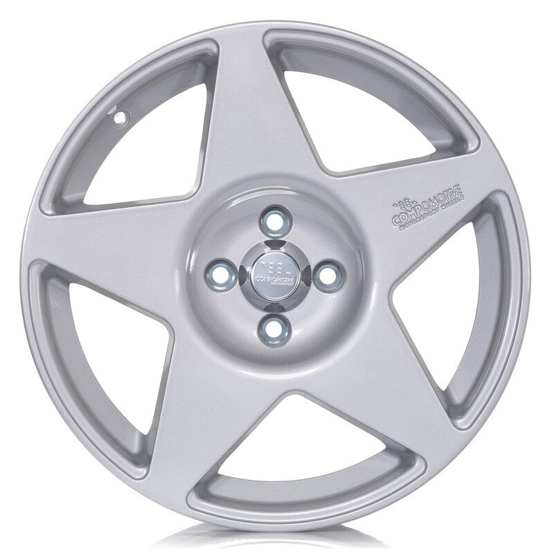 Compomotive MO 1773 17x7" 4x100 ET35, Silver (Opel/VW/Mini - 73 mm)