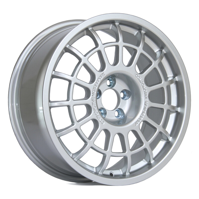 Compomotive TH2 1882 18x8" 4x108 ET35, Silver (Ford Focus/Sierra - 63.5 mm)