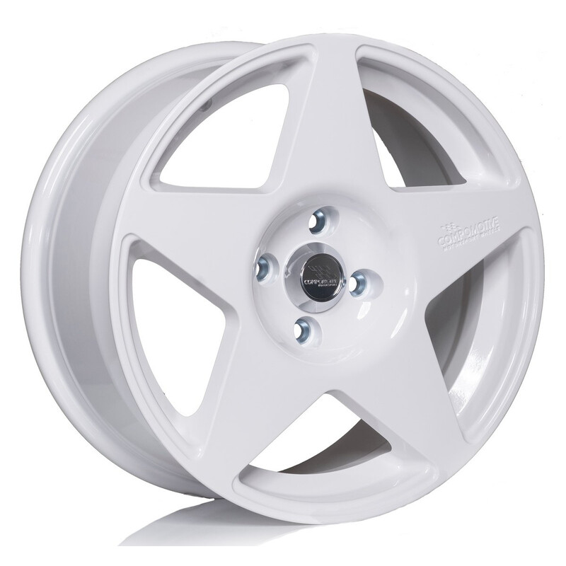 Compomotive MO 1773 17x7" 4x100 ET35, White (Opel/VW/Mini/Nissan - 73 mm)