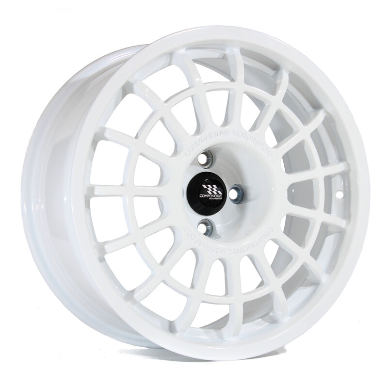 Compomotive TH2 1882 18x8" 5x114.3 ET35, White (Mitsubishi Evo 5-10/Toyota GR Yaris - 67.1 mm)