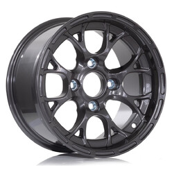 Compomotive CXR 1363 13x6" 4x108 ET0, Metallic Grey (Ford - 63.5 mm)