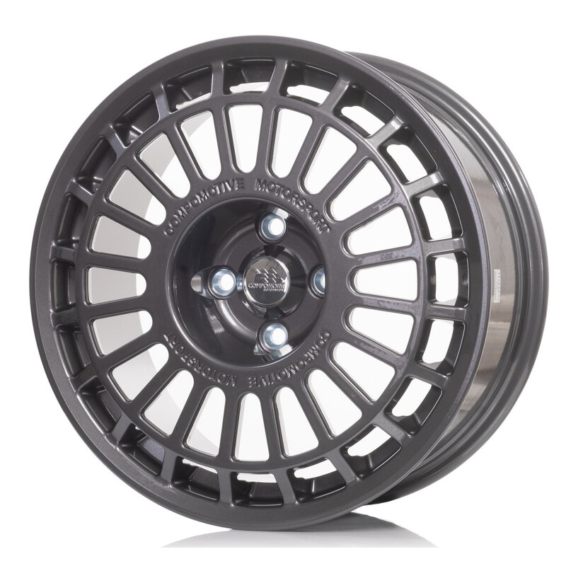 Compomotive TH2 1671 16x7" 4x100 ET35, Metallic Grey (Opel/VW/Nissan/Honda - 73 mm)