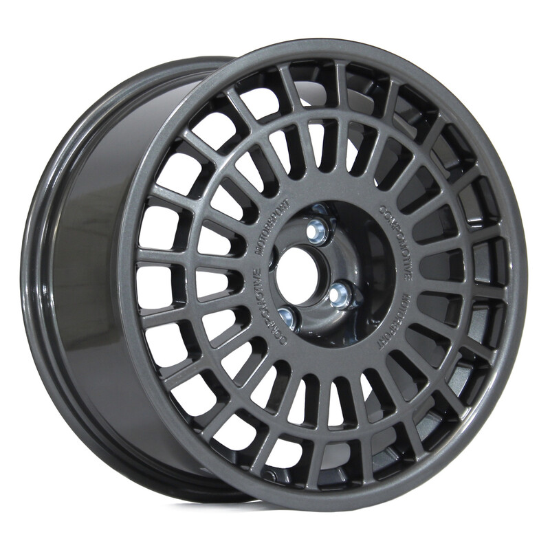 Compomotive TH2 1781 17x8" 4x100 ET35, Metallic Grey (VW/Opel/Renault/Nissan/Honda - 73 mm)