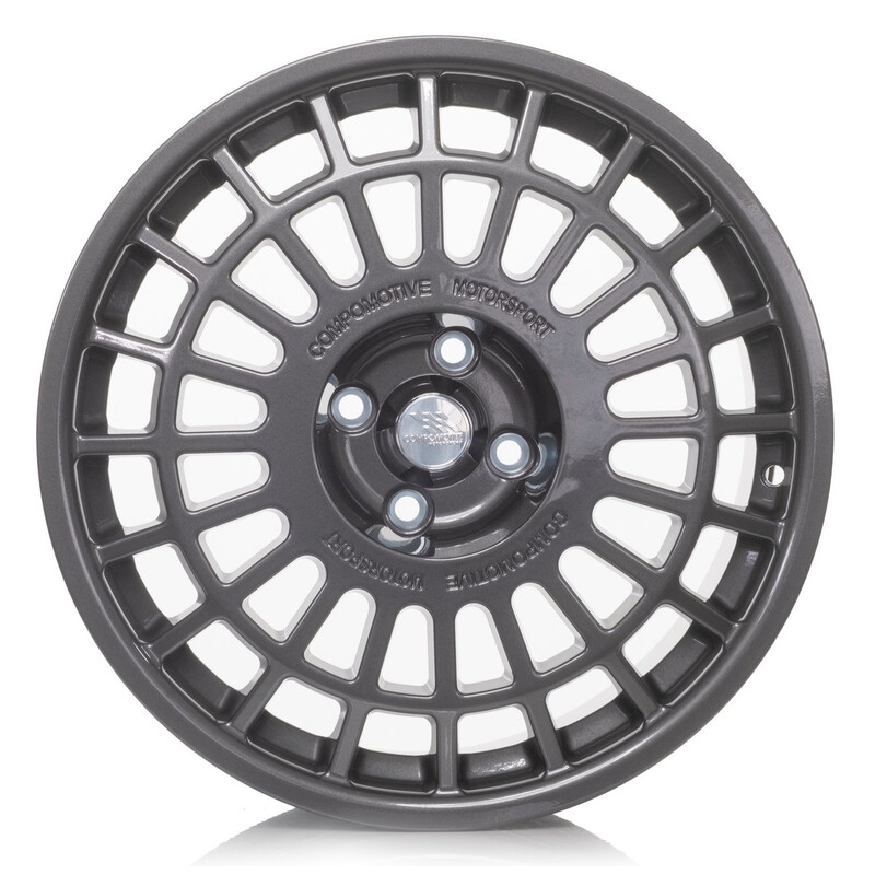 Compomotive TH2 1781 17x8" 5x100 ET35, Metallic Grey (VW/Subaru/Toyota - 73 mm)
