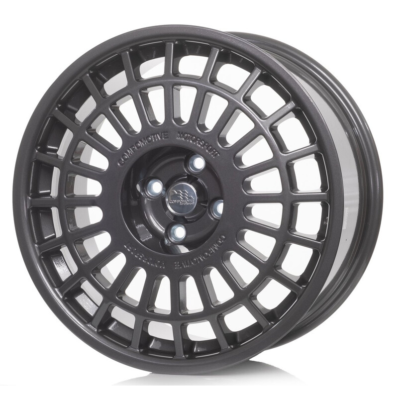 Compomotive TH2 1781 17x8" 5x100 ET35, Metallic Grey (VW/Subaru/Toyota - 73 mm)