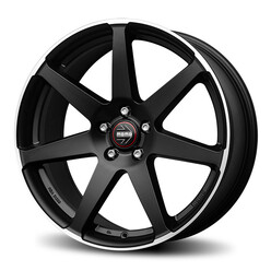 Momo Seven 18x8" 5x110 ET35, Flat Black, Machined Spokes